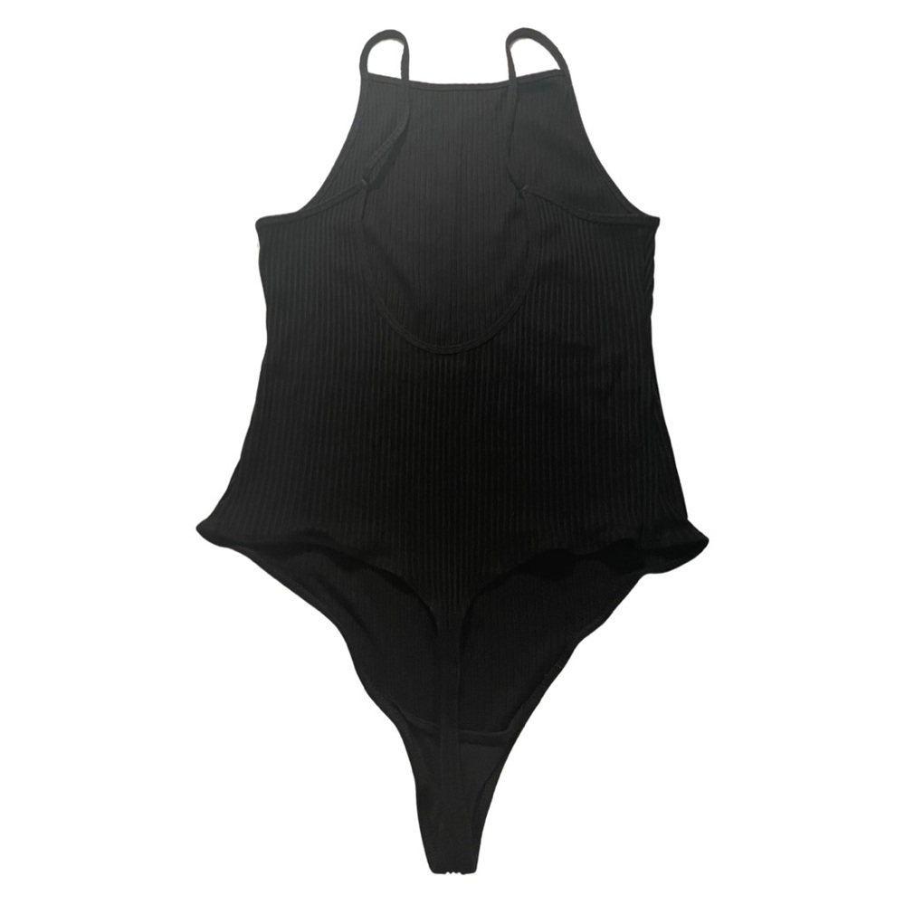 Babaton Ribbed Low Back Bodysuit - Picture 2 of 2